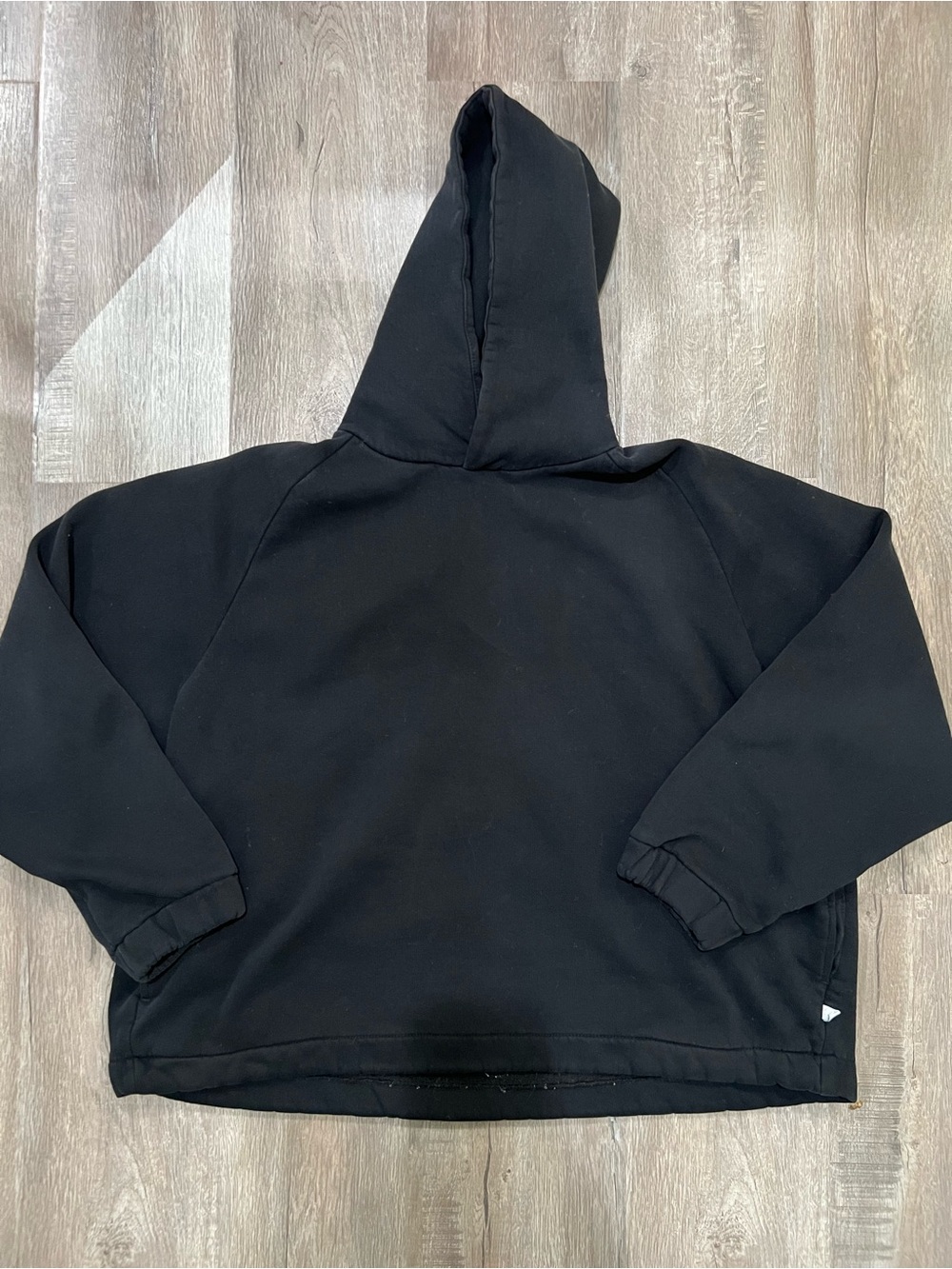 Standard Cloth Black Oversized Hoodie - Classic Pullover